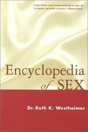 Cover of: Encyclopedia of Sex by Ruth K. Westheimer