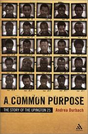Cover of: A Common Purpose by Andrea Durbach