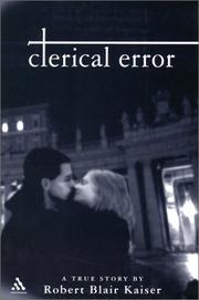 Cover of: Clerical Error by Robert Blair Kaiser