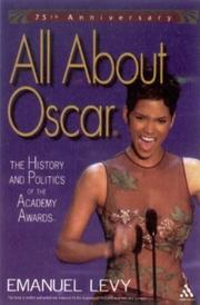 Cover of: All About Oscar by Emanuel Levy