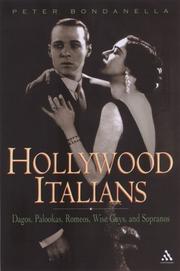 Cover of: Hollywood Italians by Peter Bondanella