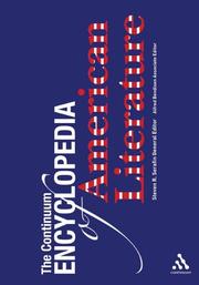 Cover of: The Continuum Encyclopedia of American Literature by 