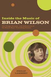 Cover of: Inside the Music of Brian Wilson by Philip Lambert