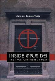 Cover of: Inside Opus Dei by Maria Del Carmen Tapia