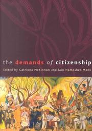 Cover of: The Demands of Citizenship