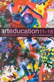 Cover of: Art Education 11-18