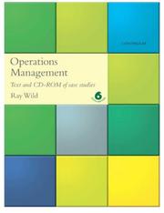 Cover of: Operations Management by Ray Wild