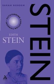 Cover of: Edith Stein (Outstanding Christian Thinkers by Sarah R. Borden