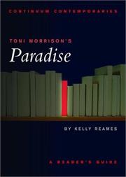 Cover of: Toni Morrison's Paradise: a reader's guide