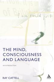 An Introduction to Mind, Consciousness And Language by N. R. Cattell
