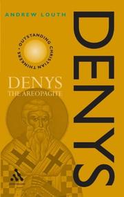 Denys the Areopagite (Outstanding Christian Thinkers) by Andrew Louth