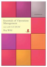 Cover of: Essentials of Operations Management by Ray Wild