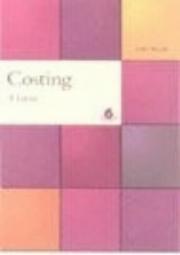 Costing by Lucey, T.
