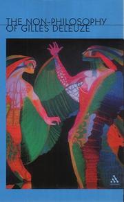 Cover of: The Non-Philosophy of Gilles Deleuze