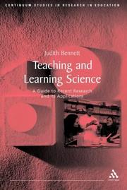 Cover of: Teaching and learning science | Bennett, Judith Dr.
