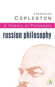 Cover of: History of Philosophy Volume 10 by Frederick Charles Copleston