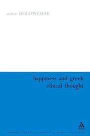 Cover of: Happiness And Greek Ethical Thought (Thoemmes Continuum Studies in Ancient Philosophy)