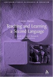 Cover of: Teaching And Learning A Second Language: A review of recent research (Continuum Collection)