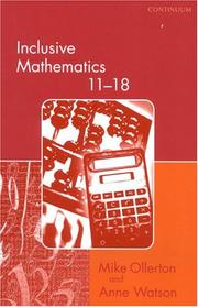 Cover of: Inclusive Mathematics 11-18 (Continuum Collection)