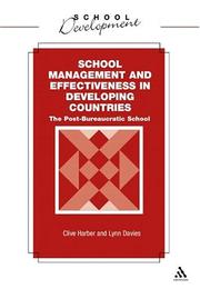 Cover of: School Management And Effectiveness In Developing Countries (Continuum Collection)