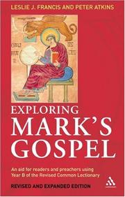 Cover of: Exploring Mark's Gospel: An Aid for Readers And Preachers Using Year B of the Revised Common Lectionary (Personality Type and Scripture)
