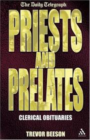 Cover of: Priests And Prelates by Trevor Beeson