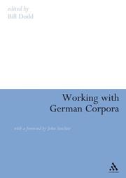 Cover of: Working With German Corpora