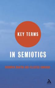 Cover of: Key Terms in Semiotics | Bronwen Martin