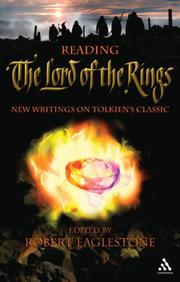 Cover of: Reading The lord of the rings: new writings on Tolkien's trilogy