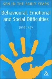 Cover of: Behavioural, Emotional and Social Difficulties: A Guide for the Early Years (Sen in the Early Years)