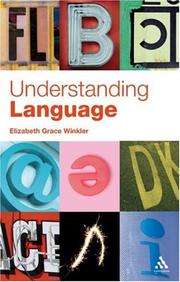 Cover of: Understanding Language by Elizabeth Grace Winkler