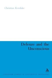 Cover of: Deleuze And the Unconscious (Continuum Studies in Continental Philosophy)