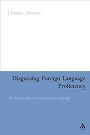 Cover of: Diagnosing Foreign Language Proficiency: The Interface between Learning and Assessment