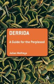 Cover of: Derrida by Julian Wolfreys