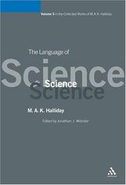 Cover of: The Language of Science (Collected Works of M.a.K. Halliday)