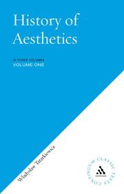 Cover of: History of Aesthetics (Continuum Classic Texts)