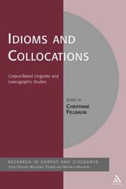 Cover of: Idioms And Collocations by Christiane Fellbaum