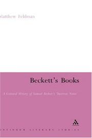 Cover of: Beckett's Books (Continuum Literary Studies)