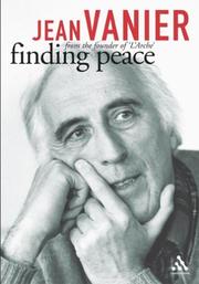 Cover of: Finding Peace by Jean Vanier