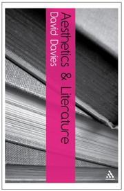 Cover of: Aesthetics and Literature (Continuum Aesthetics)