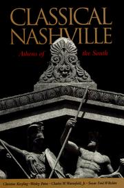 Cover of: Classical Nashville: Athens of the South