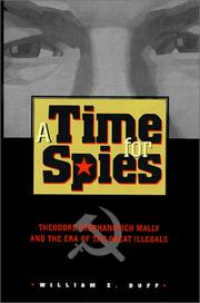 Cover of: A Time for Spies by William E. Duff