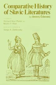 Cover of: Comparative History of Slavic Literatures