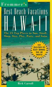 Cover of: Frommer's best beach vacations Hawaii