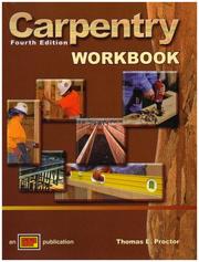 Cover of: Carpentry Workbook