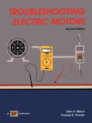 Cover of: Troubleshooting Electric Motors by Glen A. Mazur