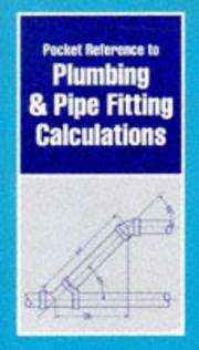 Cover of: Pocket reference to plumbing and pipefitting calculations
