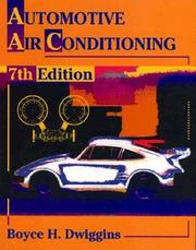 Cover of: Automotive air conditioning | Boyce H. Dwiggins