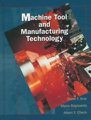 Cover of: Machine tool and manufacturing technology