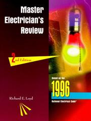 Cover of: Master electrician's review by Richard E. Loyd